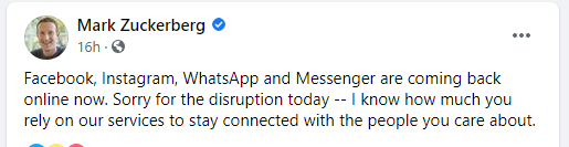 Why Facebook WhatsApp and Instagram Was Not Working?