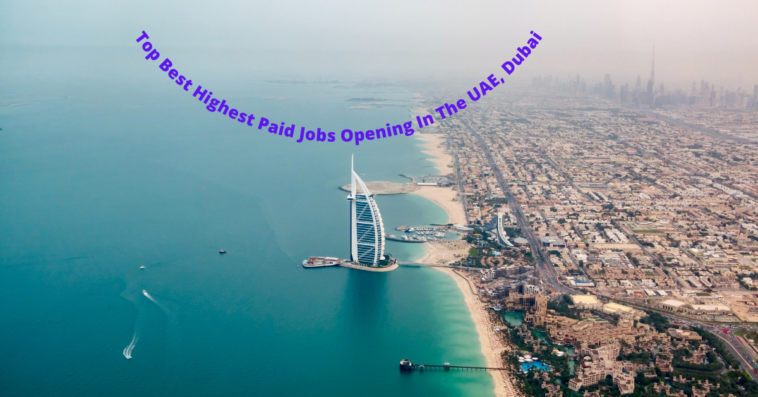 Top Best Highest Paid Jobs Opening In The UAE, Dubai